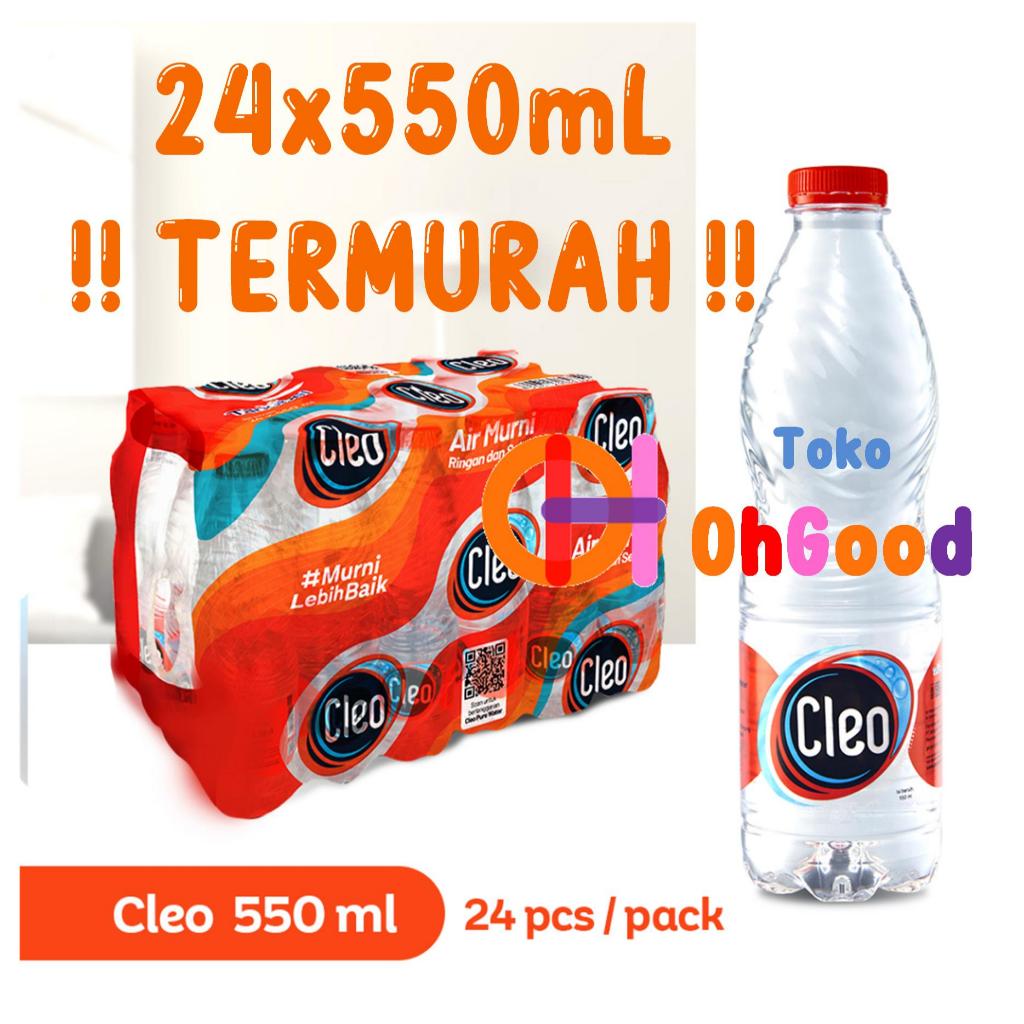 

Air Minum Murni Mineral Cleo 3D SR 550mL 550 mL Pure Bottled Water AMDK