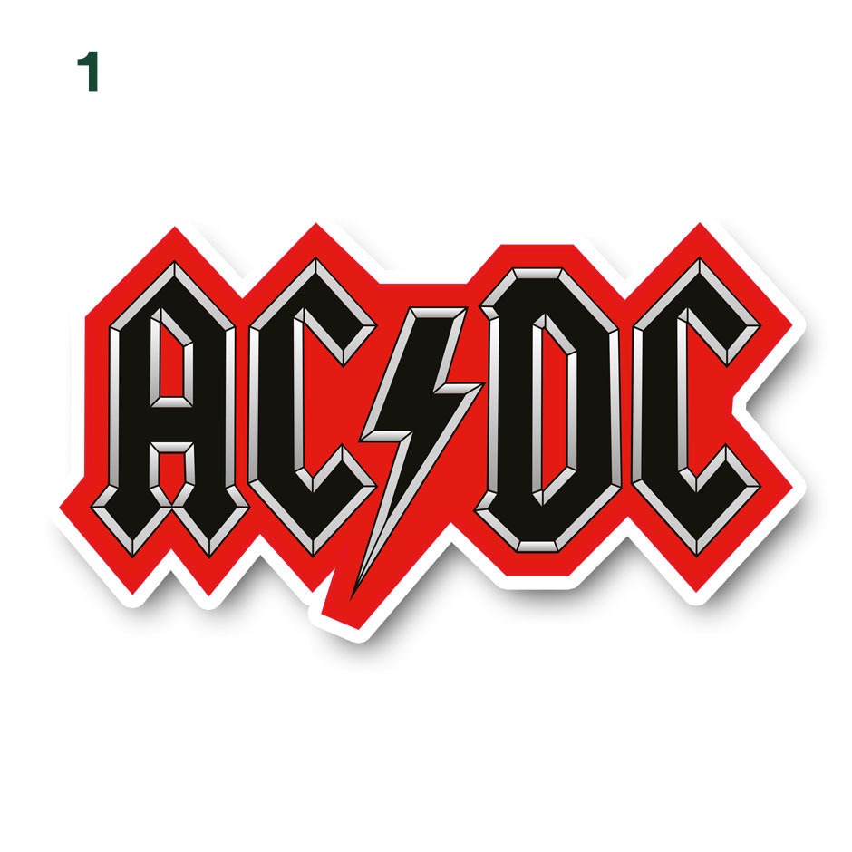 

Stiker Band - Sticker Logo Band ACDC Bahan Vinyl Glossy Produk Terbaru