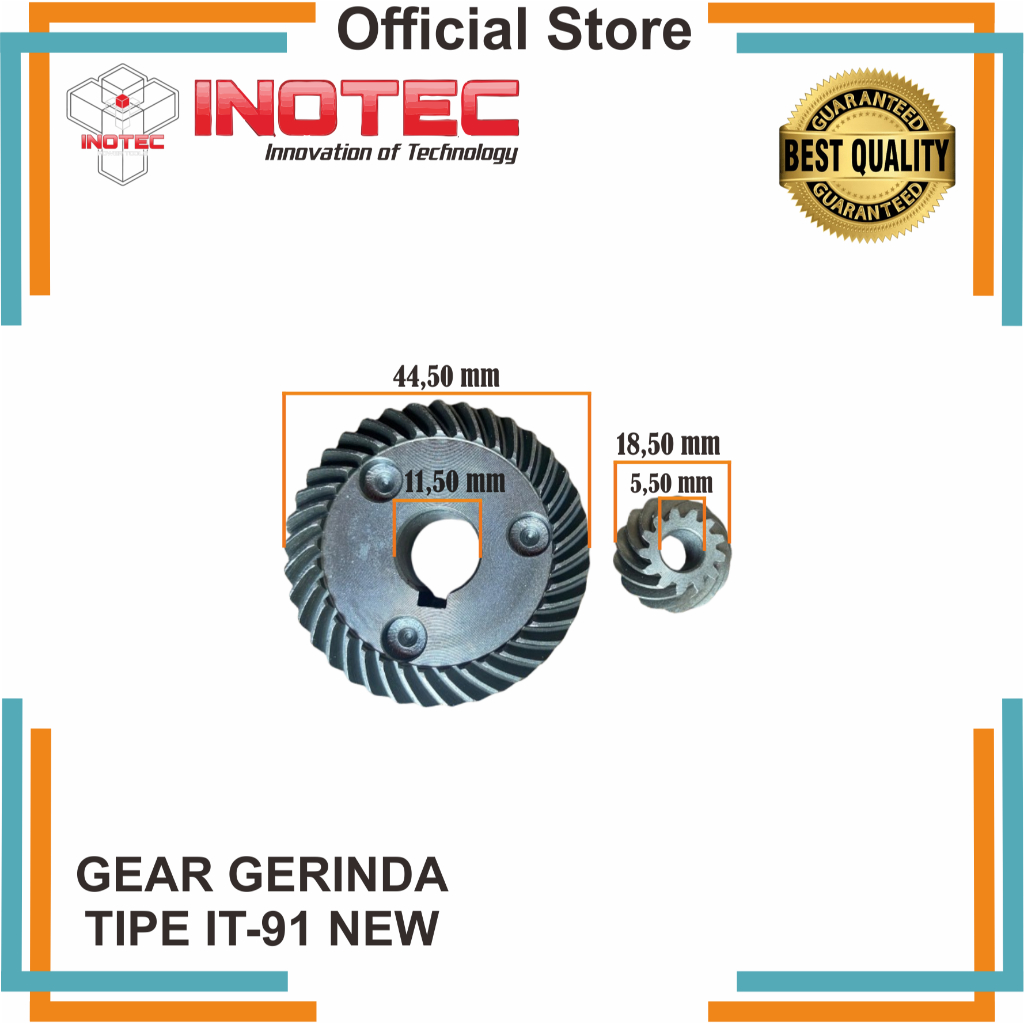 Gear gerinda  91 inotec model ryu