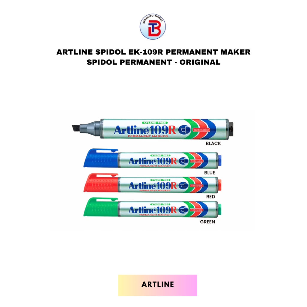 

Artline Spidol EK-109R Permanent Maker Spidol Permanent - Original