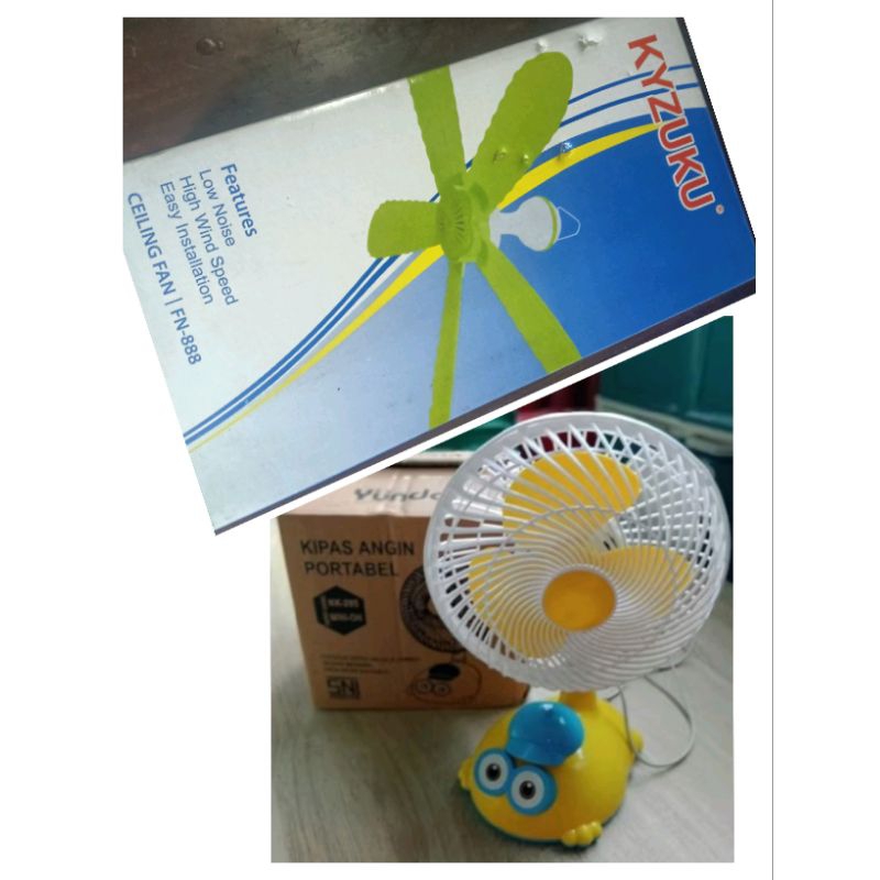 Kipas Angin Gantung Kyzuku / Kipas Angin Portabel Yundai