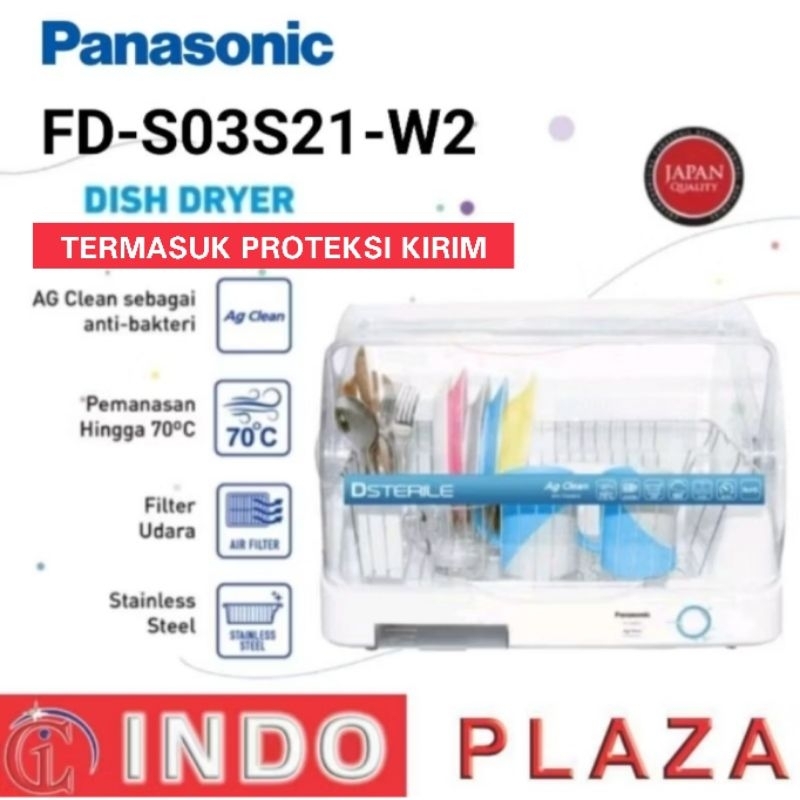 Panasonic FD-S03S1-W2 Pengering dan Sterilisasi Alat Makan D-sterile