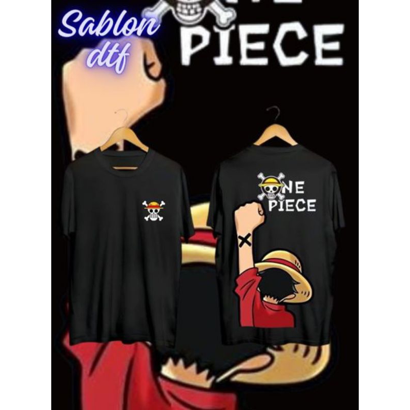 KAOS PRIA ANIME ONE PIECE LUFFY X DB|KAOS ONE PIECE DEWASA|KAOS ANIME LUFFY|KAOS LUFFY ONE PIECE|KAO