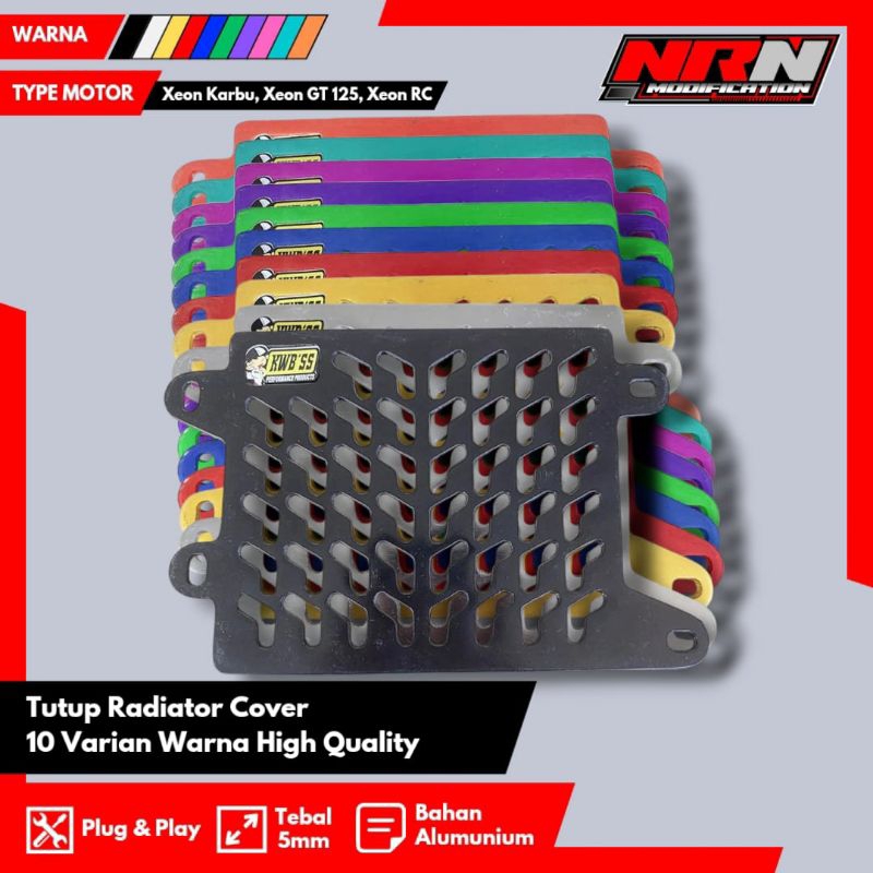 Cover Radiator Xeon Karbu Xeon GT 125 Xeon RC Tutup Radiator Xeon Karbu Xeon GT 125 Xeon RC Free Bau