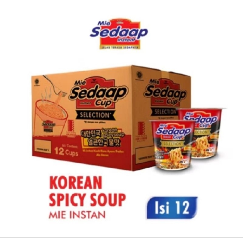 

SEDAAP CUP SPYCI KOREAN 77 GR 1 DUS