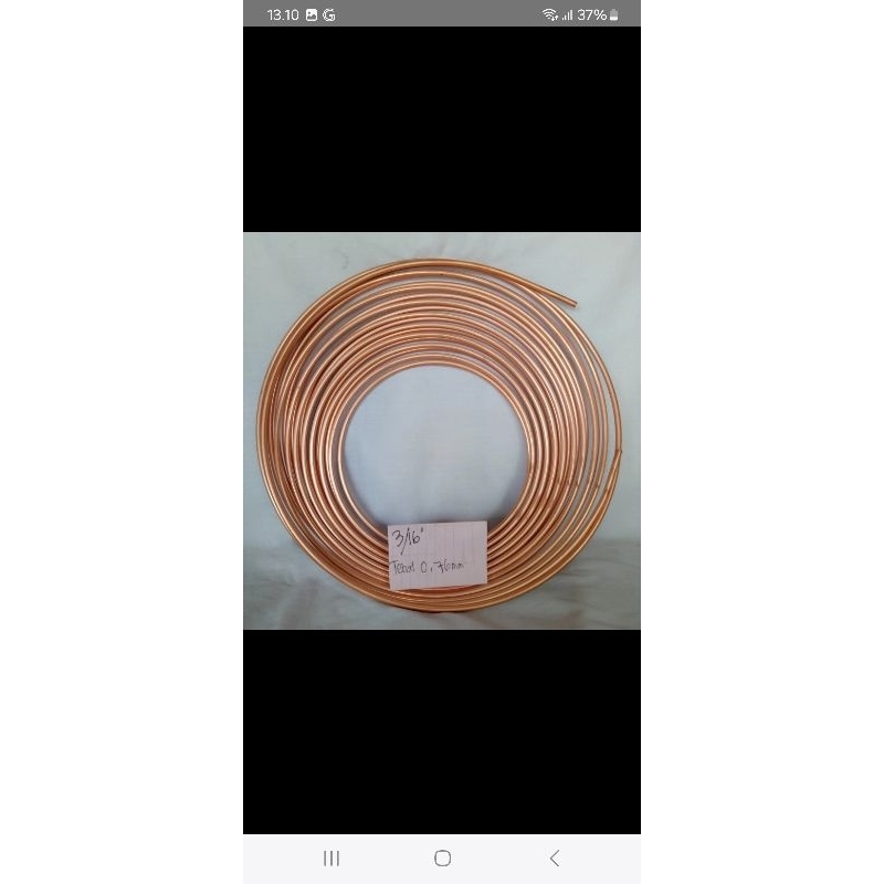 pipa 3/16 tebal 0,76mm permeter