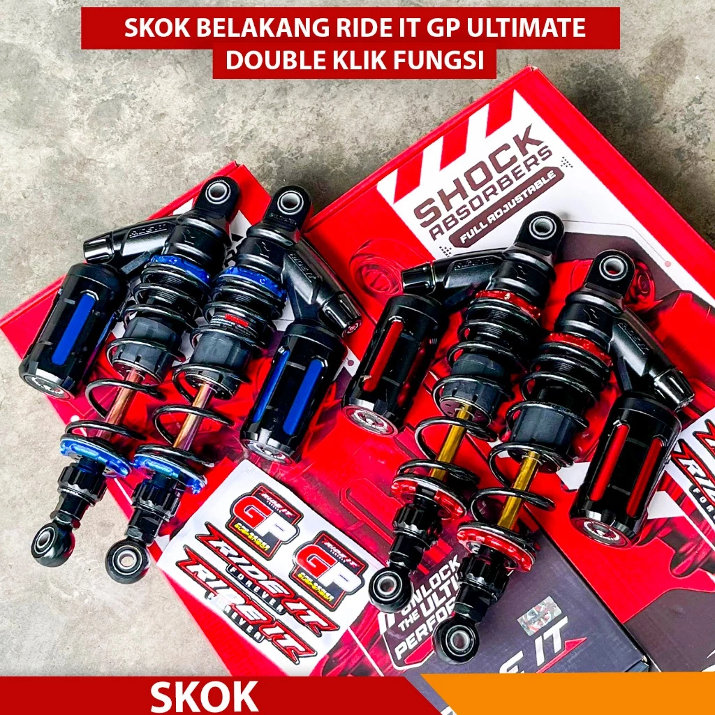 SHOCKBREAKER SHOCK BELAKANG TABUNG GP ULTIMATE RIDE IT DOUBLE KLIK SKOK TABUNG RIDE IT GP ULTIMATE