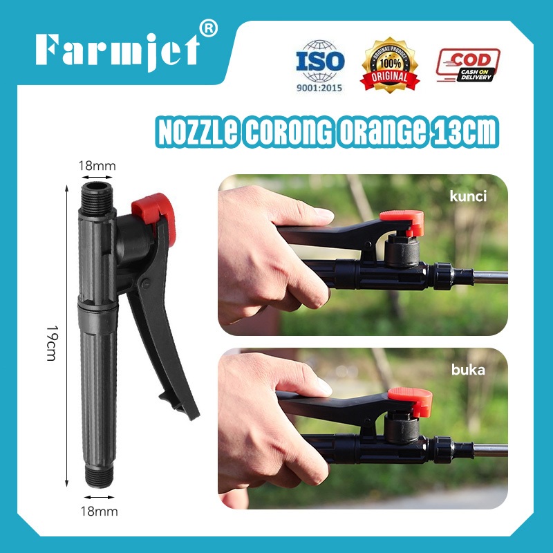 Gagang Tangki Handle Sprayer Elektrik Keran Sprayer Farmjet 13.8L, 16 Liter Semprotan Rumput(819）