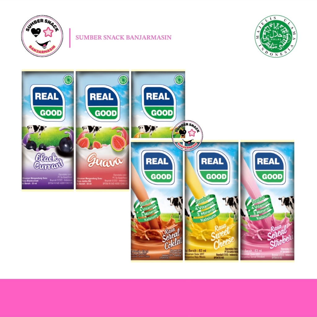 

Real Good Susu Bantal (50ml) (6 Varian Rasa)