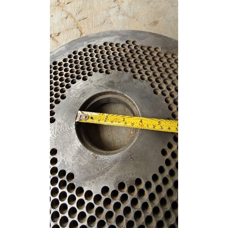 Cetakan pellet kayu 8mm - grinding dics mesin wood pellet - cetakan flatdie masin wood pellet - piri