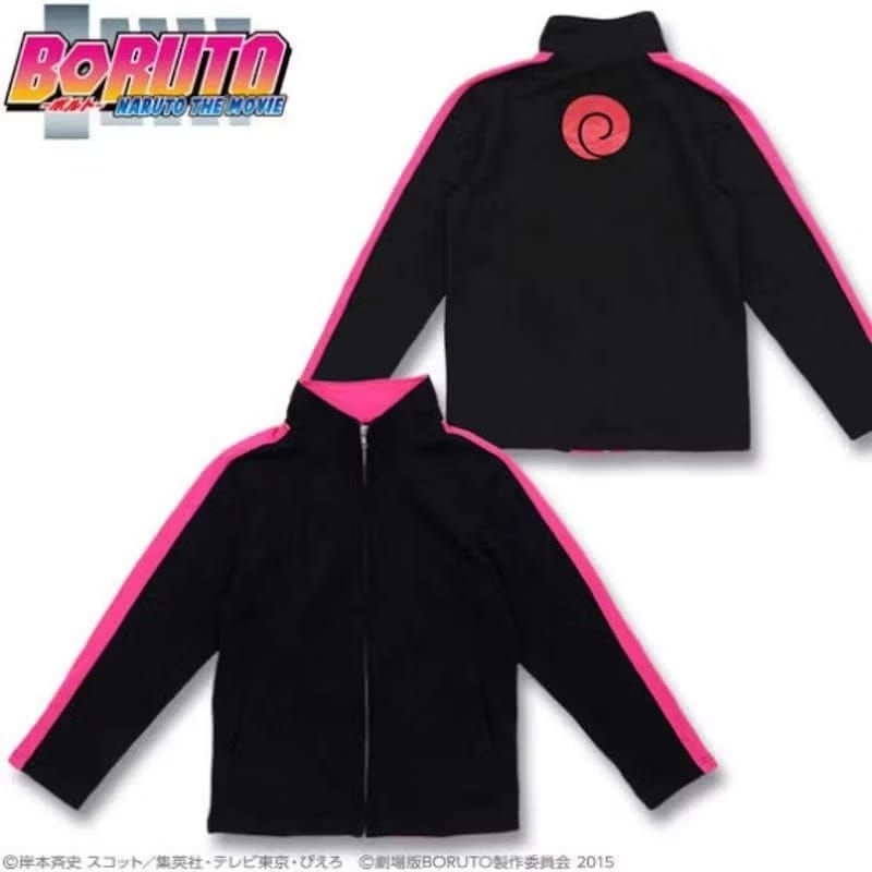 Jaket Anime Naruto Boruto casual