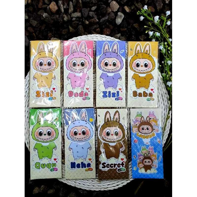 

NOLNUY27 ISI 5PCS - Amplop Lebaran Labubu Panjang - Uang Tidak dilipat