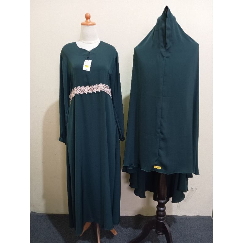 Gamis Set Khimar Fursan Anti UV Kain Sultan