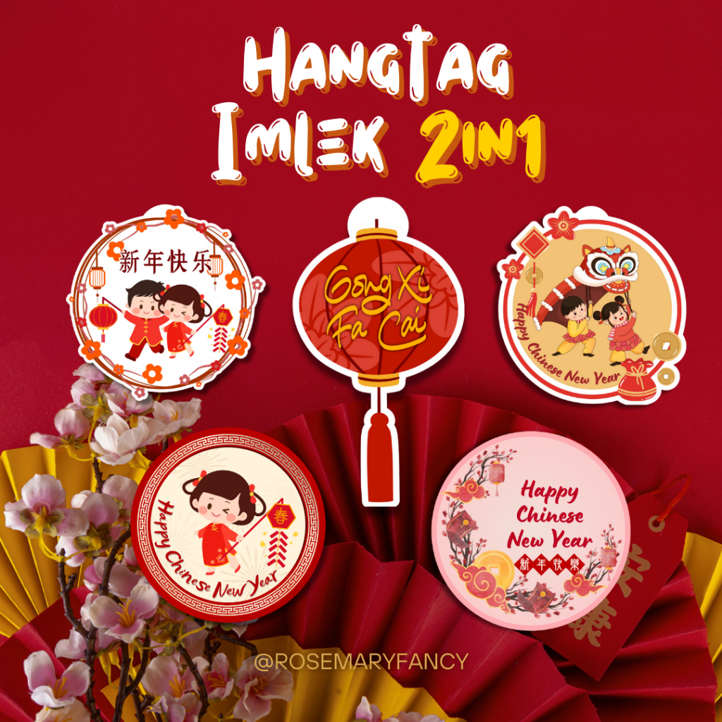 

Hangtag 2 in 1 HangTag Imlek Hang Tang Chinese New Year Set Hangtag