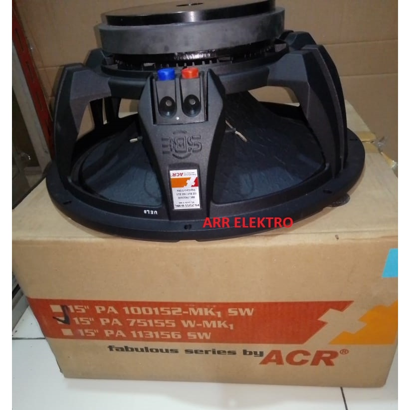 SPEAKER 15 INCH ACR 15 PA 75155 W-MK1 FABULOUS ORIGINAL ACR