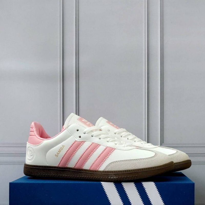 SEPATU Adidas SAMBA OG white clasic premium