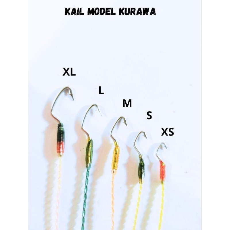 kail pancing urek belut model kurawa bahan baja berkualitas