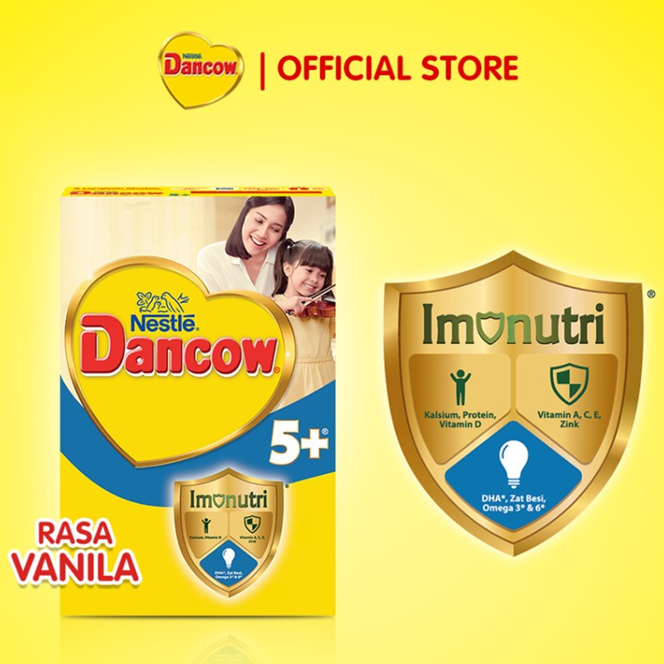 

Susu DANCOW 5+ Rasa Vanilla/Madu Kemasan 400gr/800gr