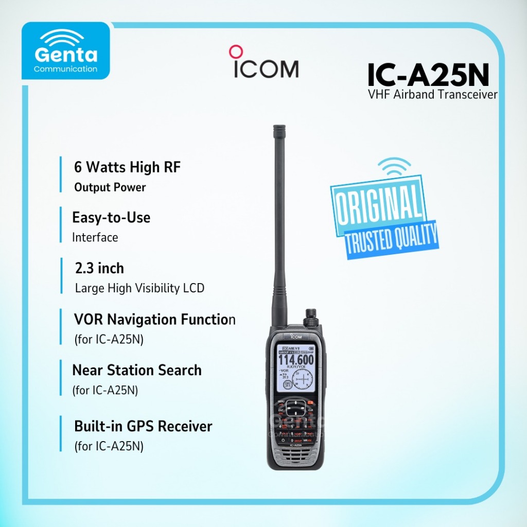 HT ICOM IC-A25N/ICOM IC A25N / IC A25N GARANSI BARU ORIGINAL TERMURAH