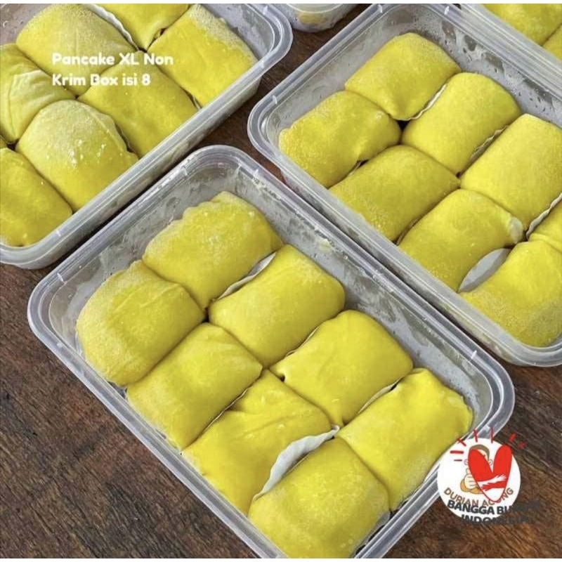 

PANCAKE NON CREAM XL ISI 8 (ASLI DURIAN MEDAN UCOK)