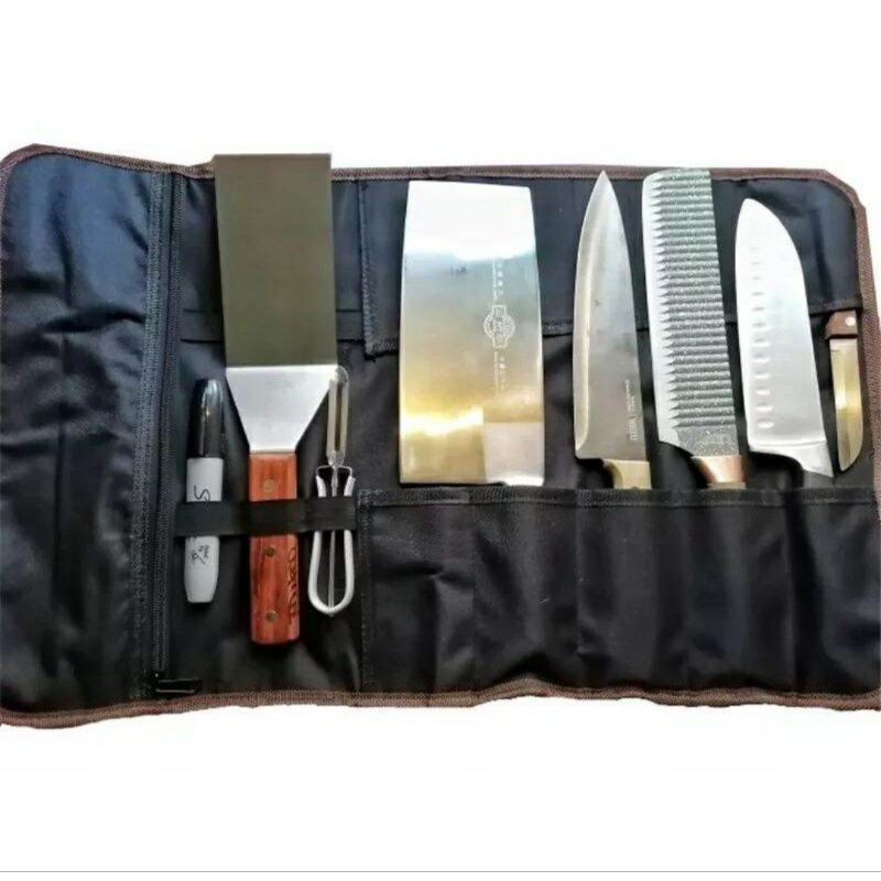 Tas Pisau Knife Chef Bag Tas Pisau Roll Bag Tas Pisau Gulung Tas Penyimpanan Obeng Set