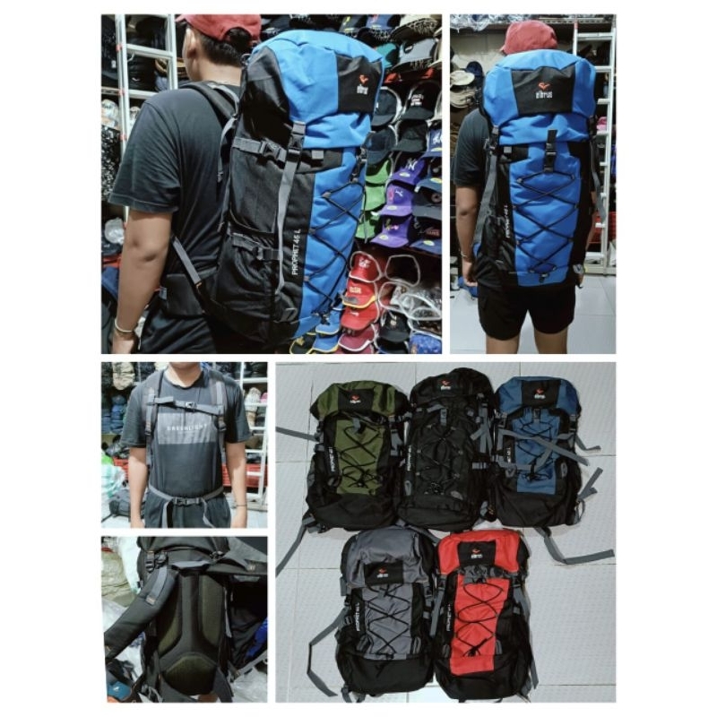 tas ransel gunung 60 liter dan 45 liter