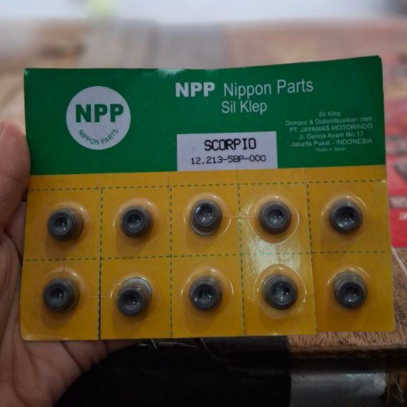 SEAL KLEP SIL KLEP SCORPIO ( ISI 2 PCS ) NPP ORIGINAL