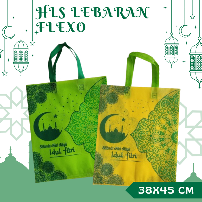 

Tas idul fitri printing 4 sisi ukr 38 x 45 isi lusinan tas lebaran hammpers hadiah thr