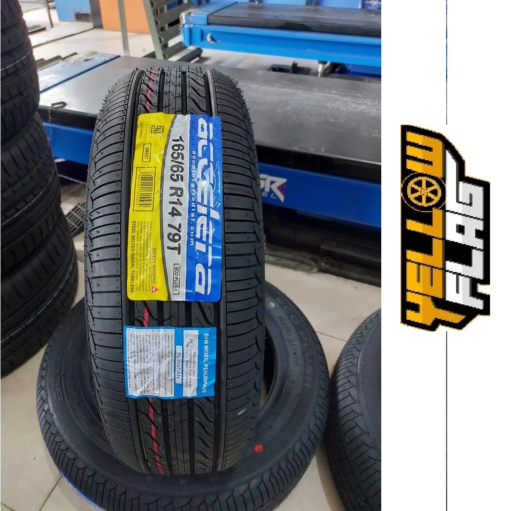 BAN MOBIL RING 14 165/65 MERK ACCELERA ECO PLUSH 165 65 R14 GRATIS PASANG