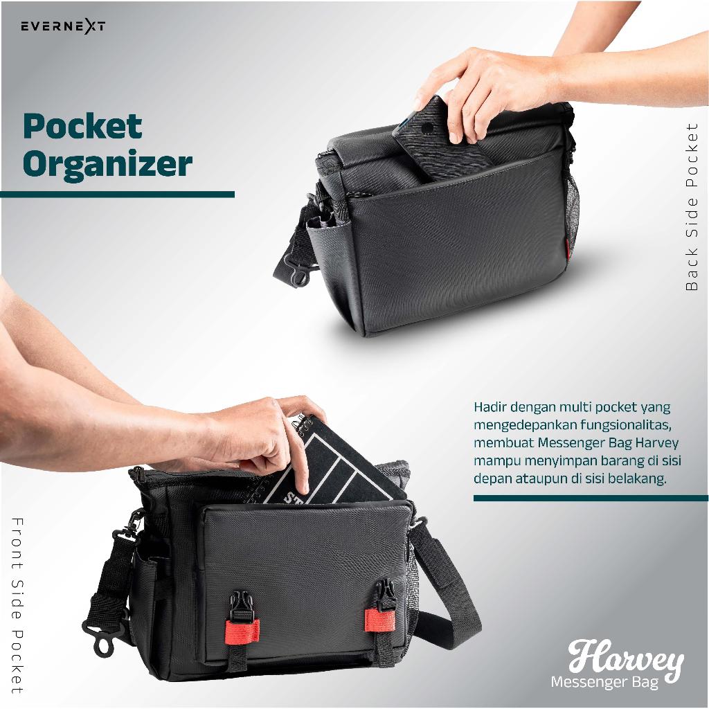 Tas Selempang Pria Messenger Bag Harvey - Evernext