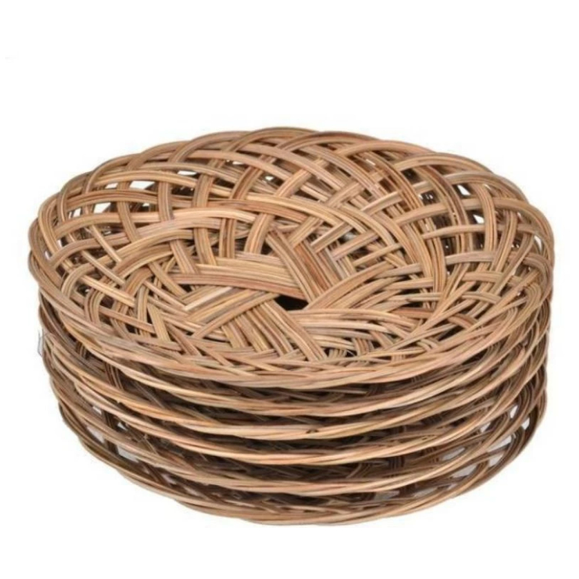 Piring lidi anyam 25 cm / Piring lidi murah / Piring anyaman / PIRING ROTAN / piring bambu