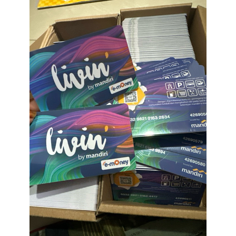 E-Money Livin / Kartu e-money E-Toll Mandiri