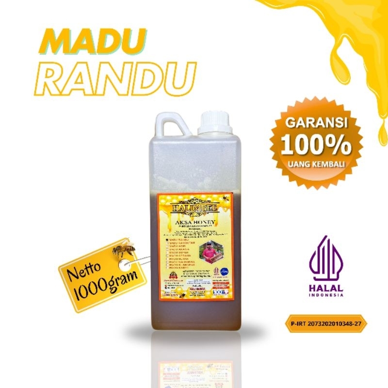 

Madu Murni Nektar Bunga Randu GRAD A 1kg - HALIMBEE