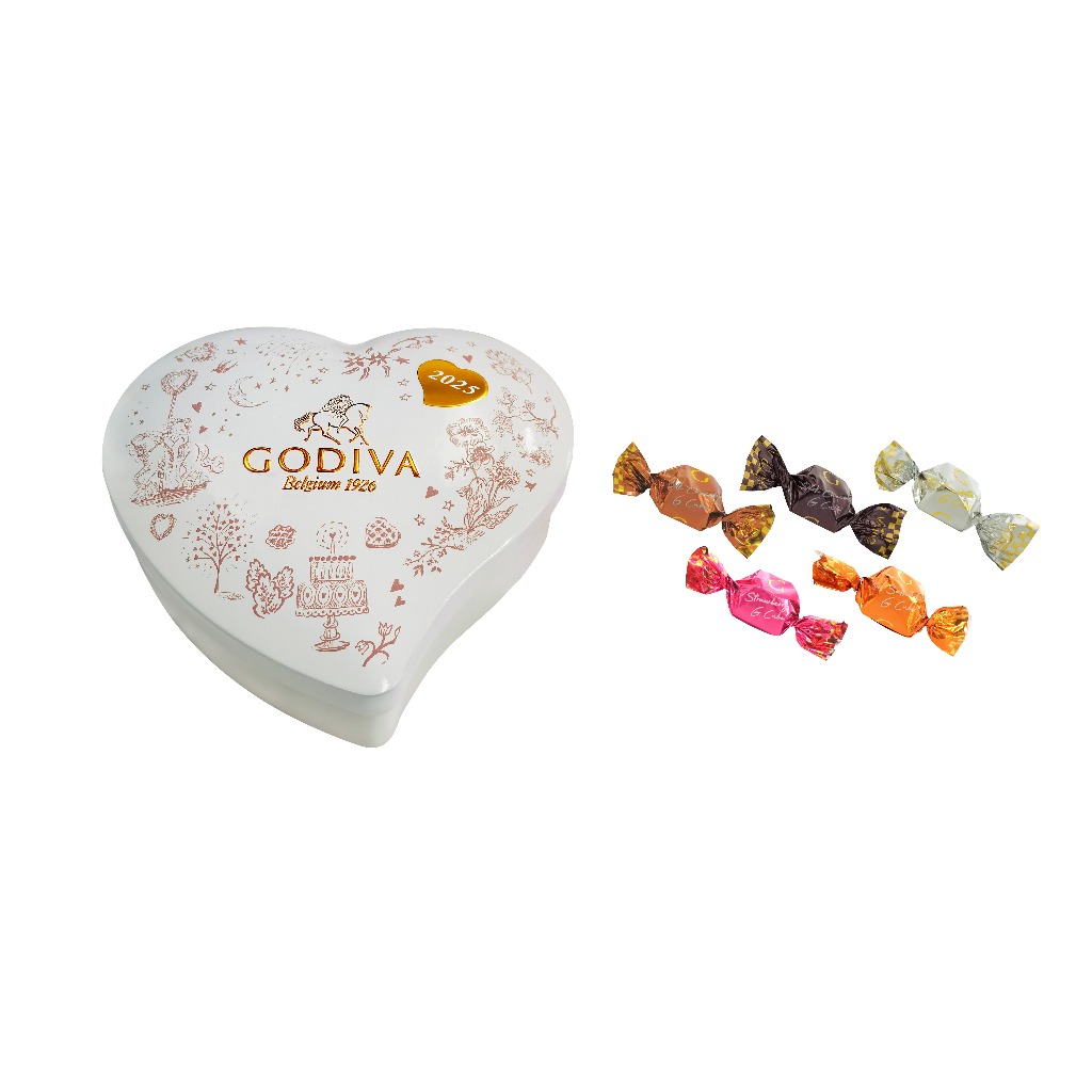 

Godiva Valentine 2025 Gcubes Tin