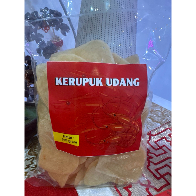 

Kerupuk Udang Netto 500 gram