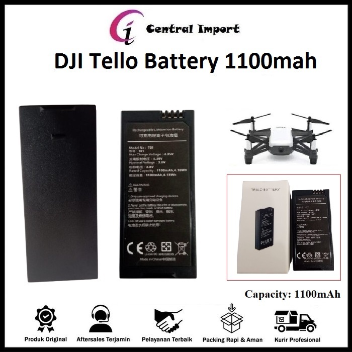 DJI Tello Battery  - Batere - Baterai DJI Tello