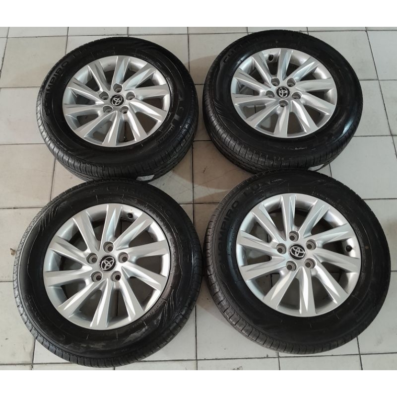 Velg pelek mobil Second murah oem Toyota inova Zenix Ring 16 ban   orisinil  bawaan  Gt Radial