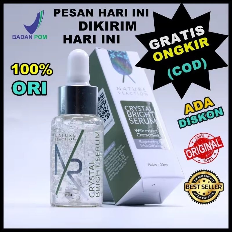 Serum Nature Reaction original Pemutih Wajah Glowing / serum pencerah wajah nature reaction