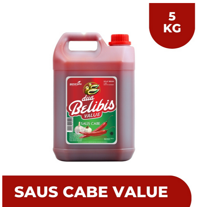 

DUA BELIBIS VALUE SAUS CABE & TOMAT DERIGEN (5kg).