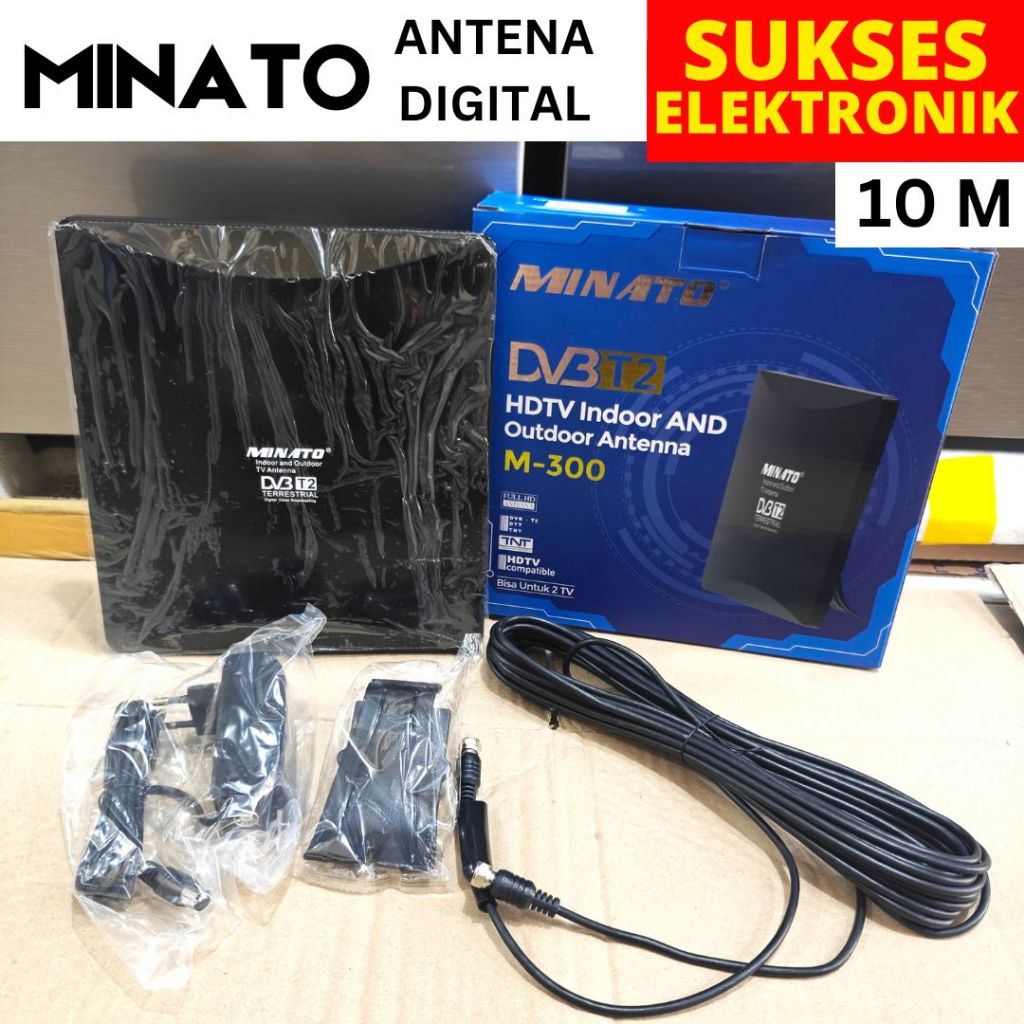 ANTENA DIGITAL MINATO M-300 KOTAK INDOOR OUTDOOR