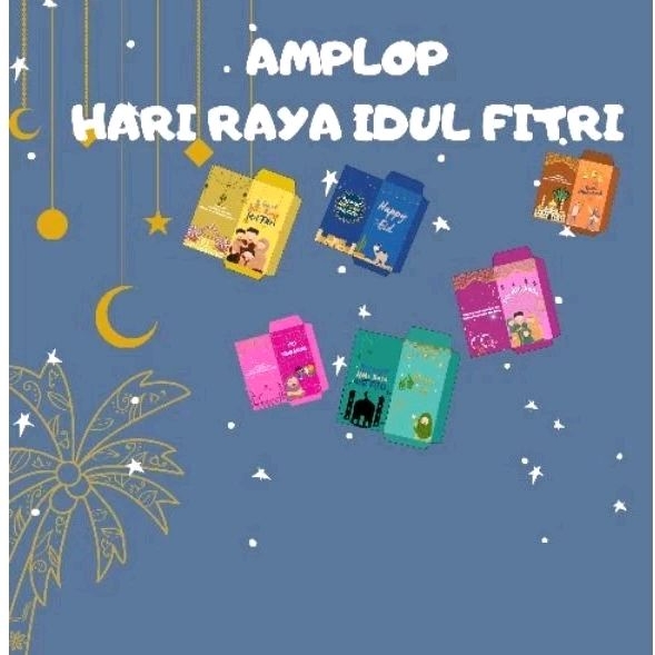 

Amplop Lebaran murah (1pack isi 10pcs) kartun muslim aesthetic unik