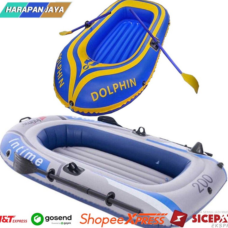 Tren Kekinian USHIO Ezwoo Perahu Karet 4 Dan 2 Orang Mancing Sekoci Evakuasi Banjir Inflatable Boat