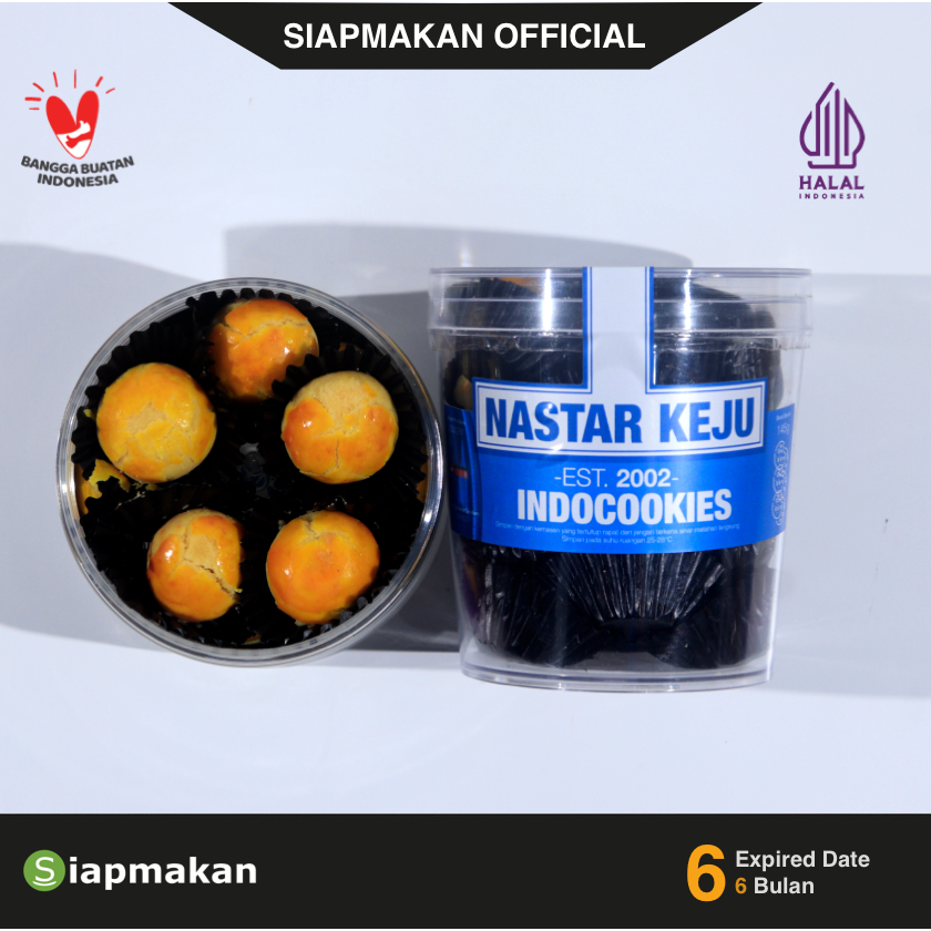 

Indocookies Nastar Keju Nanas 400ml Kue Kering Lebaran Wisjman