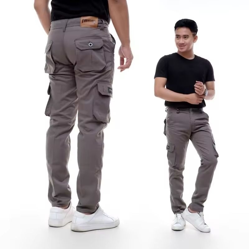 Celana Panjang Pria Cargo Slim fit Celana Cargo
