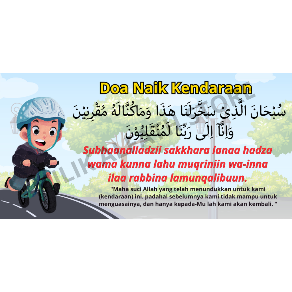 Sticker Doa Harian Untuk Anak Muslim
