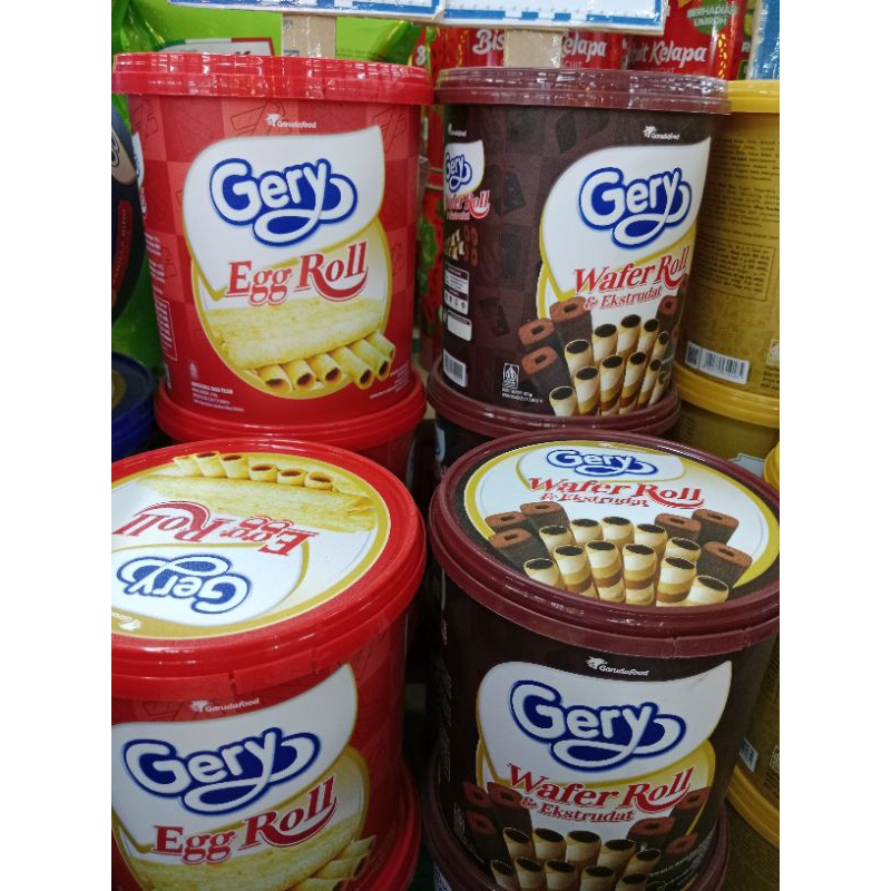 

Jajan Toplesan Gery Egg 210gr Roll Wafer Roll & Exstrudat Cok 350gr