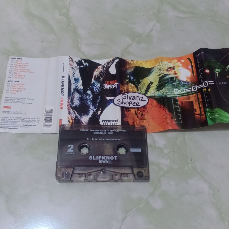 kaset pita SLIPKNOT Iowa