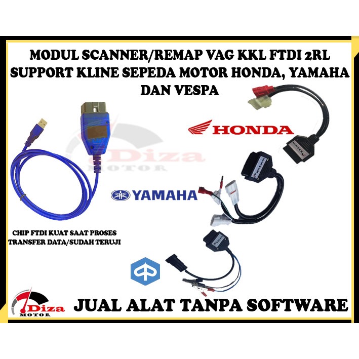 TERMURAH ALAT/MODUL REMAP & SCANNER SEPEDA MOTOR ALL HONDA, YAMAHA, VESPA (ALAT SAJA/TANPA APLIKASI)