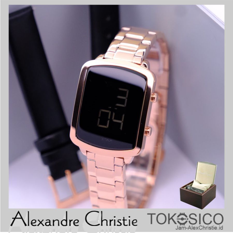 Alexandre Christie ORIGINAL jam tangan wanita DIGITAL AC9495 Alexander Cristie ori garansi 1 thn