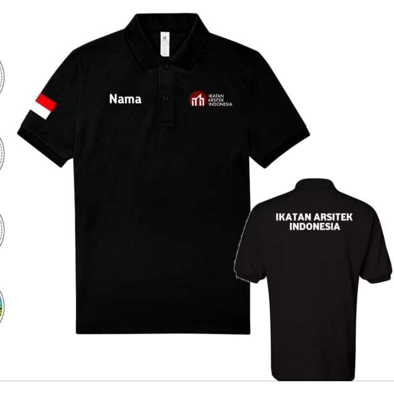 kaos ikatan arsitek indonesia seragam ikatan arsitek indonesia lakos katun ikatan arsitek indonesia 
